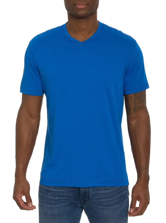 Robert Graham Polos and TShirts Men EASTWOOD TSHIRT Aqua