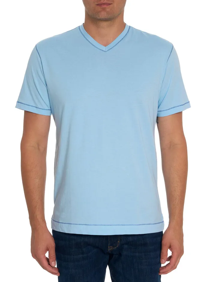 Robert Graham Polos and TShirts Men EASTWOOD TSHIRT Aqua