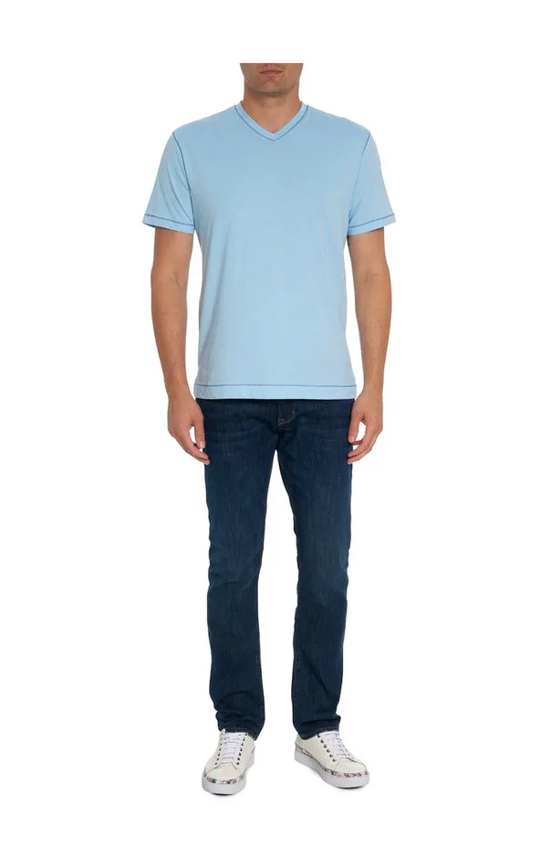 Robert Graham Polos and TShirts Men EASTWOOD TSHIRT Aqua