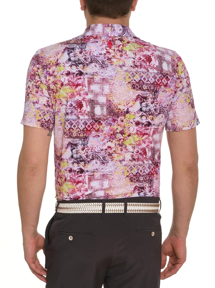 Robert Graham Polos and TShirts Men GENEVA KNIT POLO Blue