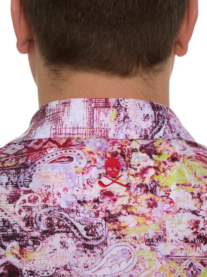 Robert Graham Polos and TShirts Men GENEVA KNIT POLO Blue