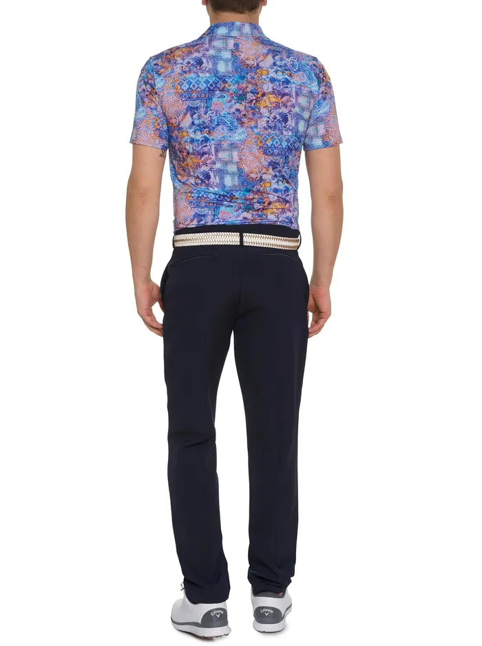 Robert Graham Polos and TShirts Men GENEVA KNIT POLO Blue