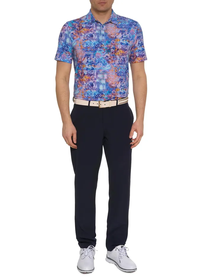 Robert Graham Polos and TShirts Men GENEVA KNIT POLO Blue
