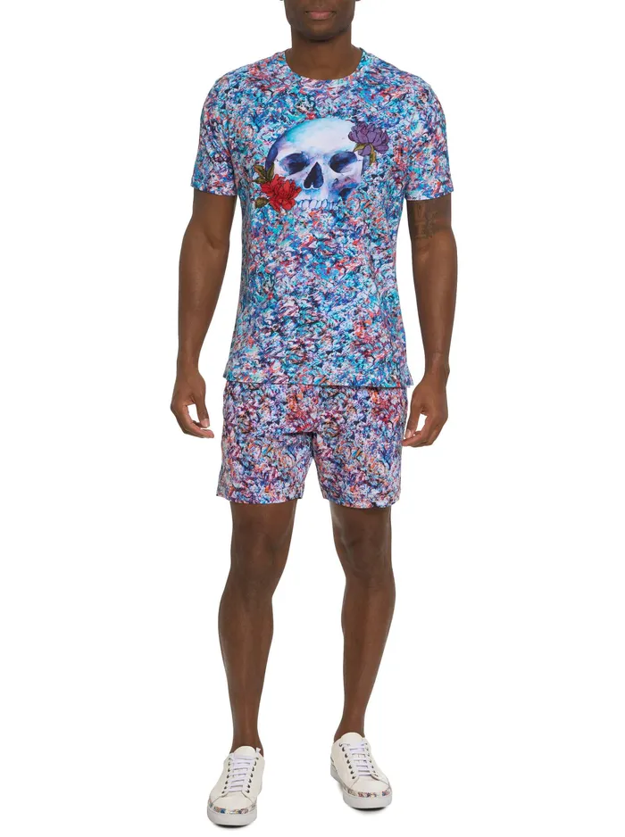 Robert Graham Polos and TShirts Men GLASS SKULL GRAPHIC TSHIRT Multi