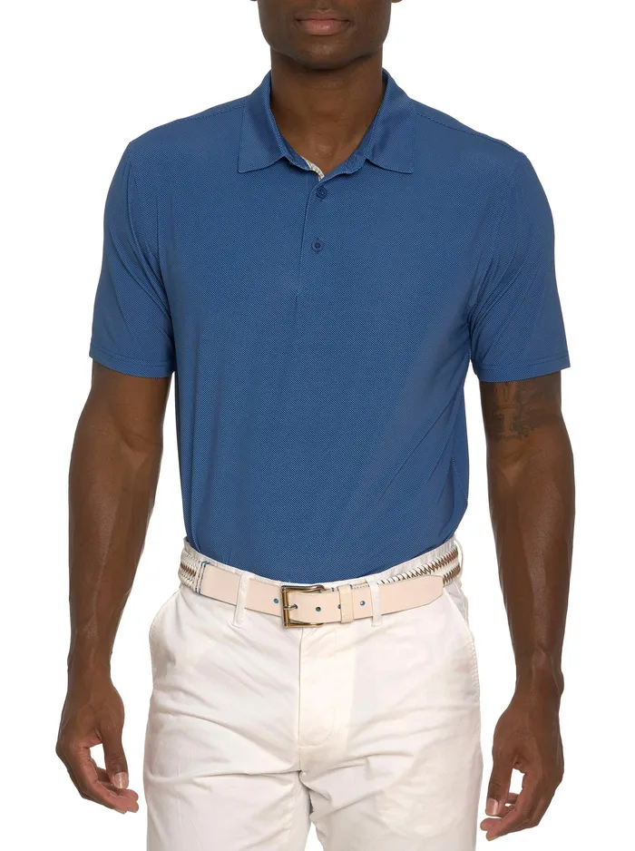 Robert Graham Polos and TShirts Men HYDE PERFORMANCE POLO Blue