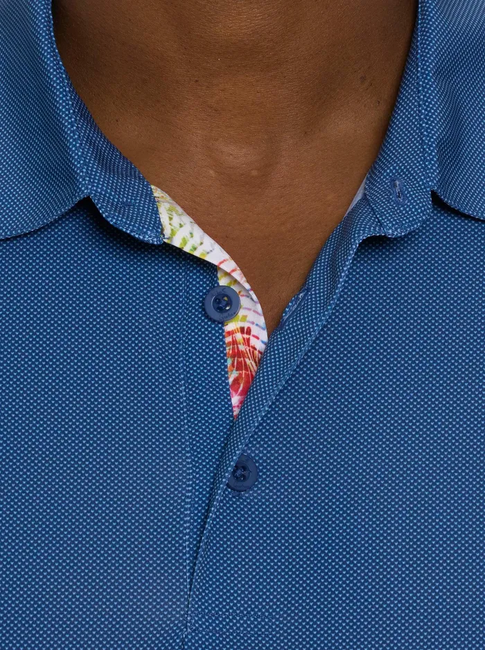 Robert Graham Polos and TShirts Men HYDE PERFORMANCE POLO Blue