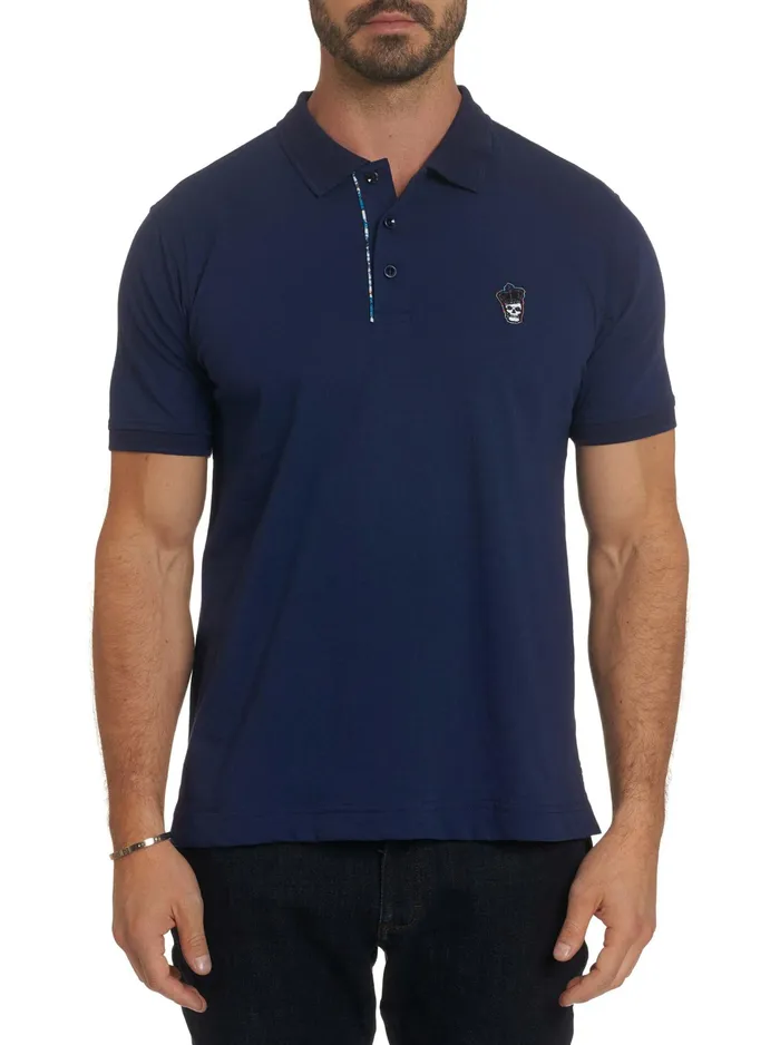 Robert Graham Polos and TShirts Men LUCIFER POLO Navy