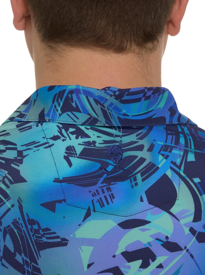 Robert Graham Polos and TShirts Men MESSINA PERFORMANCE POLO Navy