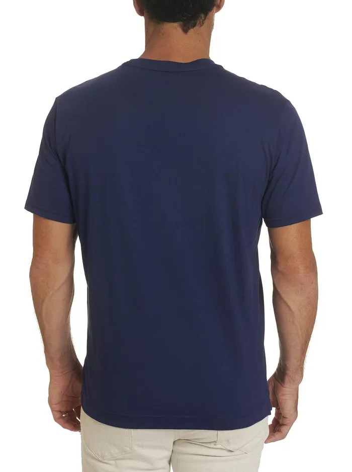 Robert Graham Polos and TShirts Men MYLES TSHIRT Navy