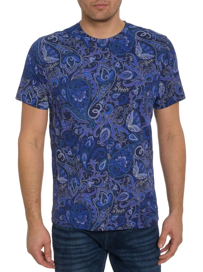 Robert Graham Polos and TShirts Men SWANSON TSHIRT Black