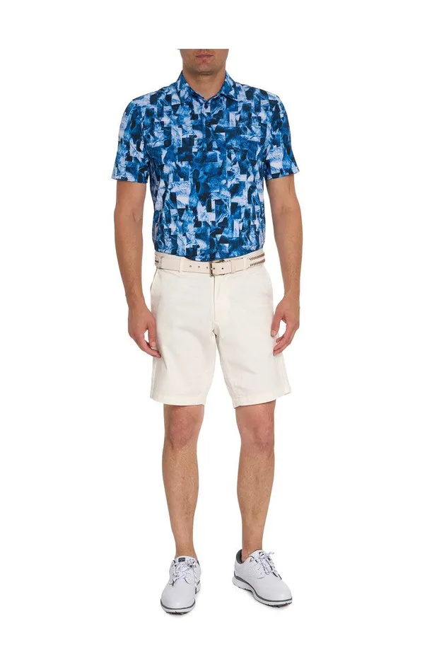 Robert Graham Polos and TShirts Men TETRIS BLOCKS PERFORMANCE POLO Blue