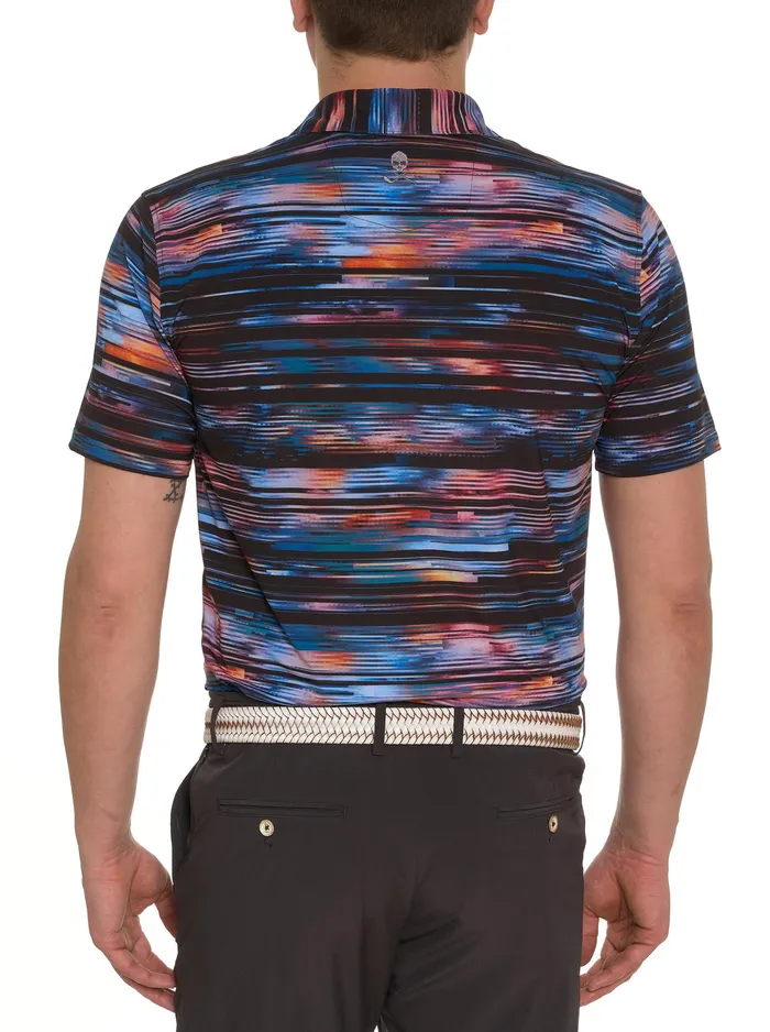 Robert Graham Polos and TShirts Men WATZMANN KNIT POLO Black