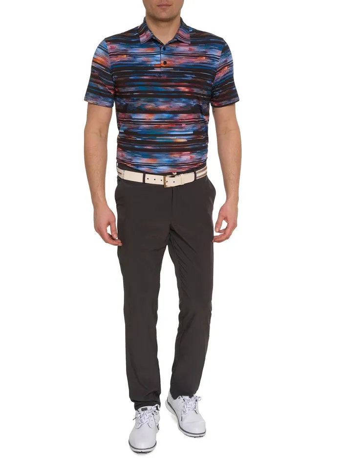 Robert Graham Polos and TShirts Men WATZMANN KNIT POLO Black