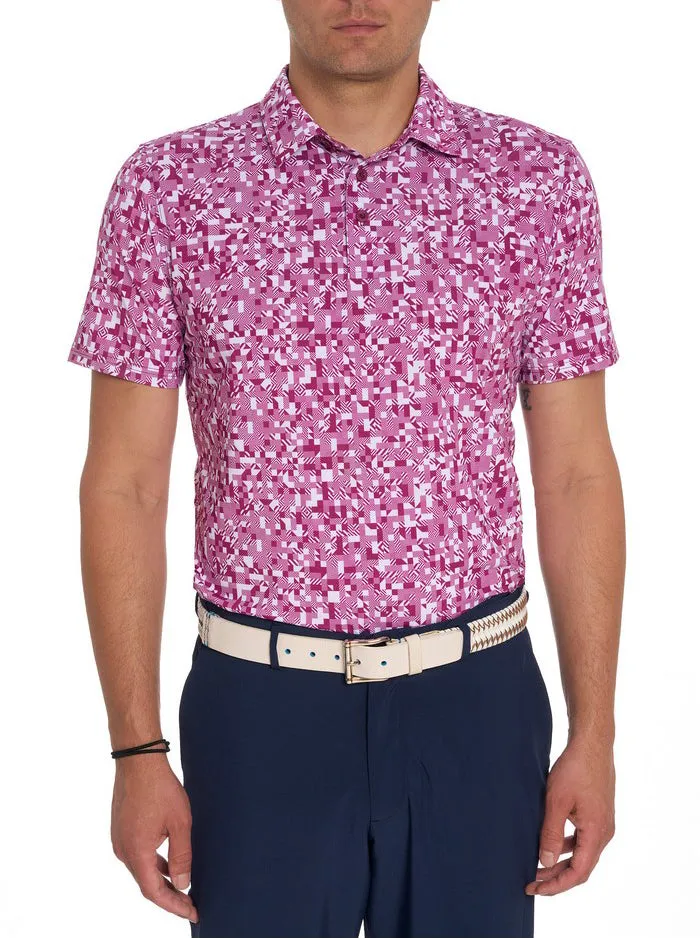 Robert Graham Polos and TShirts Men WOODERSON PERFORMANCE POLO Pink