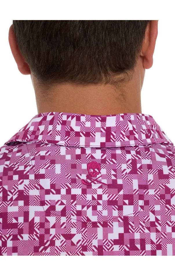Robert Graham Polos and TShirts Men WOODERSON PERFORMANCE POLO Pink