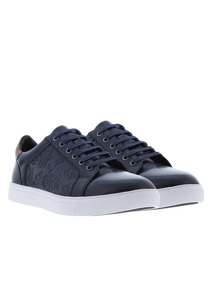 Robert Graham Shoes Men AUSTIN SNEAKER Navy