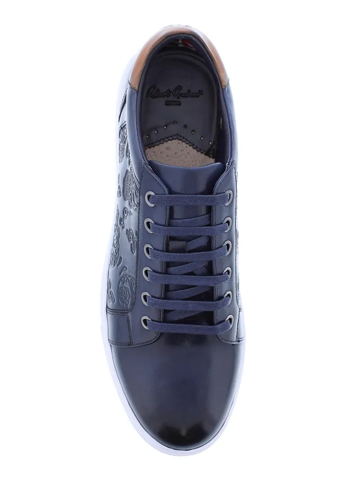 Robert Graham Shoes Men AUSTIN SNEAKER Navy