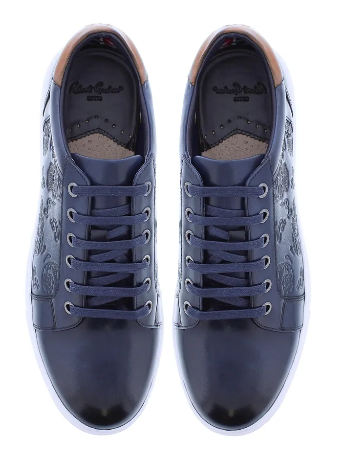 Robert Graham Shoes Men AUSTIN SNEAKER Navy