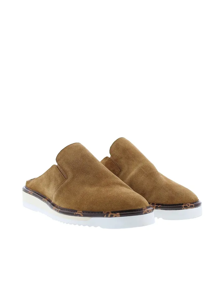 Robert Graham Shoes Men CROWN SLIPPER Cognac