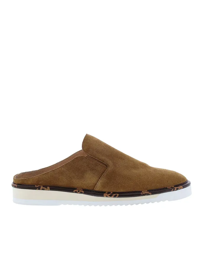 Robert Graham Shoes Men CROWN SLIPPER Cognac
