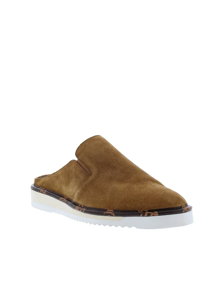 Robert Graham Shoes Men CROWN SLIPPER Cognac