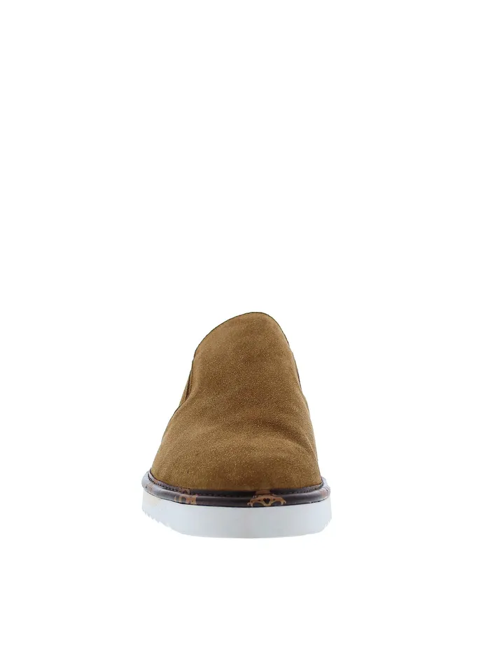 Robert Graham Shoes Men CROWN SLIPPER Cognac