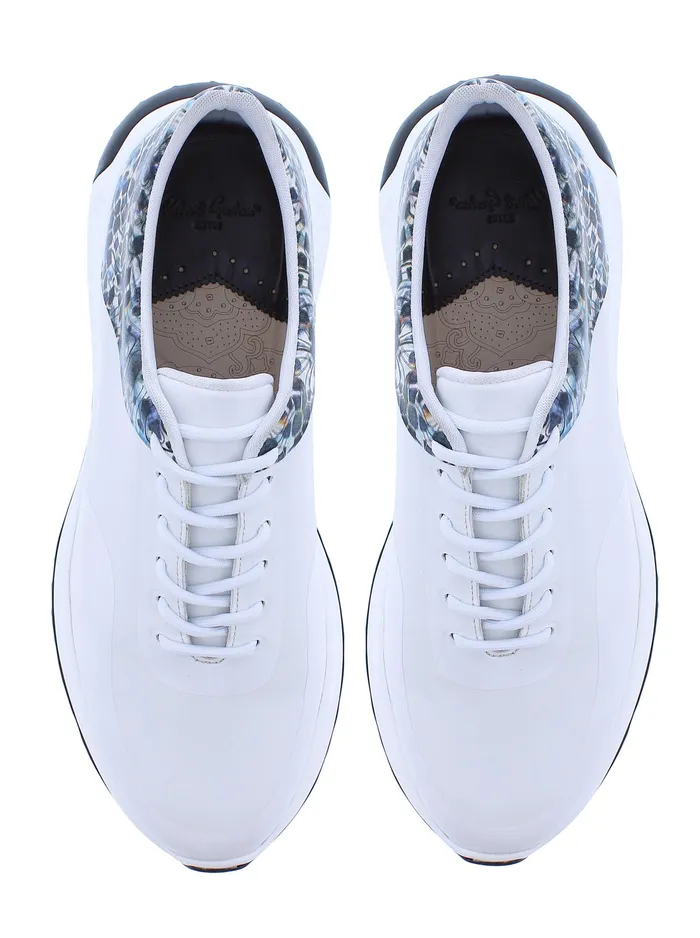 Robert Graham Shoes Men FLATONIA GOLF SHOE White