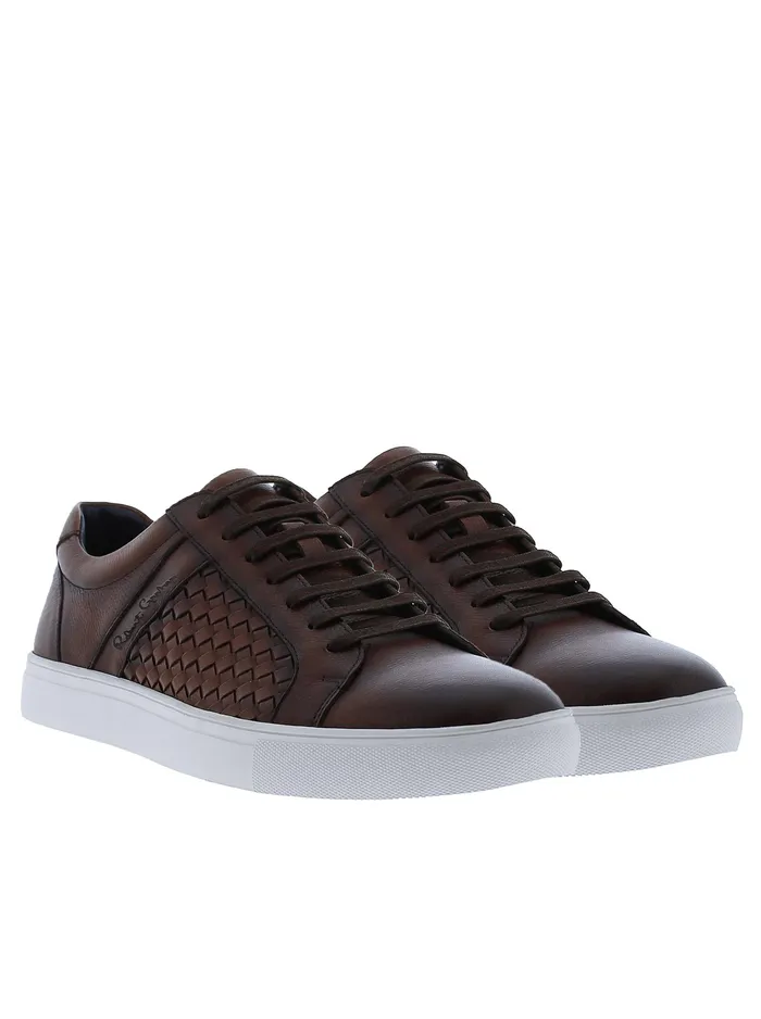 Robert Graham Shoes Men LOKI SNEAKER Cognac