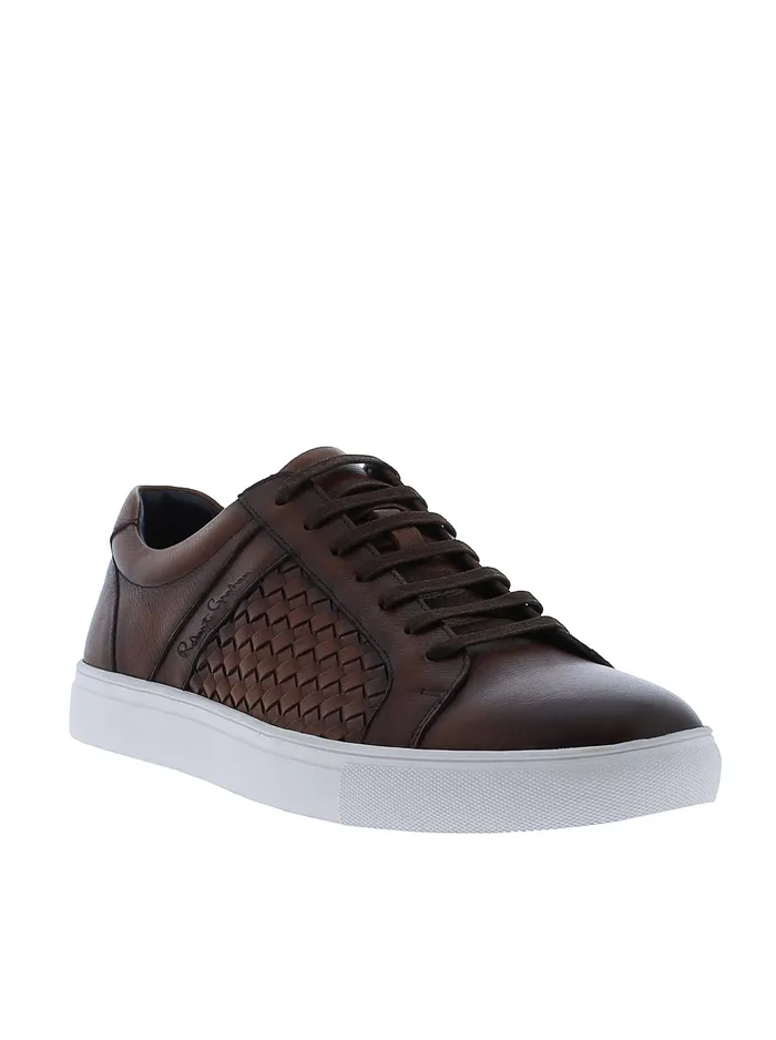 Robert Graham Shoes Men LOKI SNEAKER Cognac