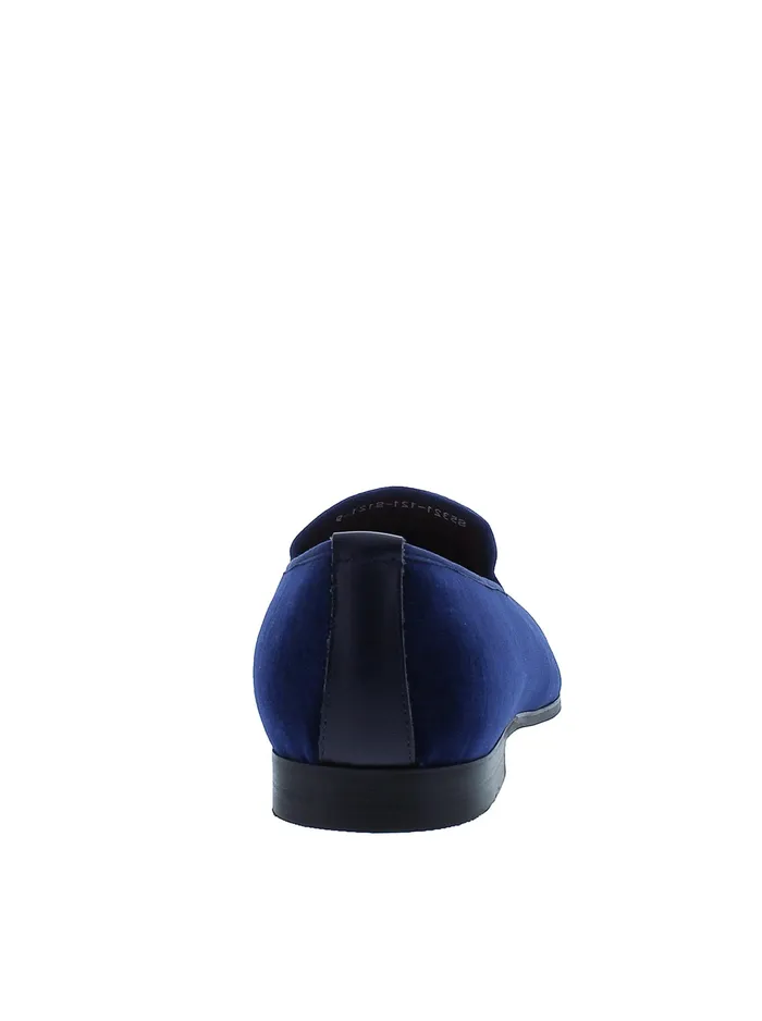 Robert Graham Shoes Men REISMAN SMOKING SLIPPER Navy