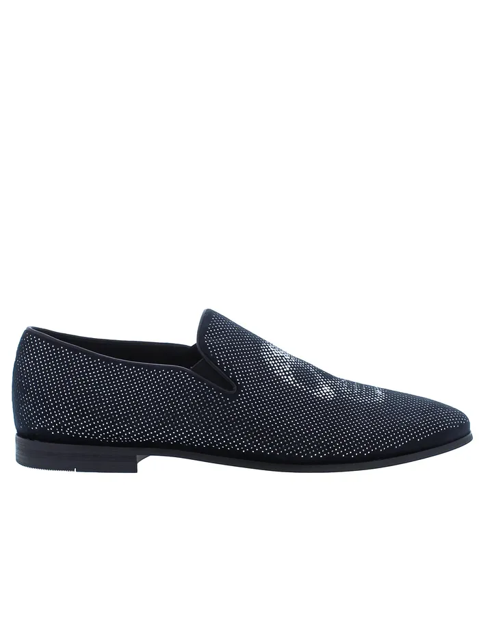 Robert Graham Shoes Men ROXBERRY SMOKING SLIPPER Black