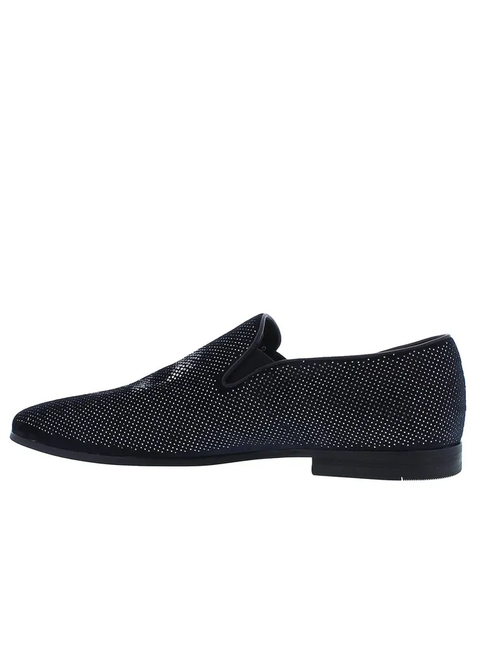 Robert Graham Shoes Men ROXBERRY SMOKING SLIPPER Black