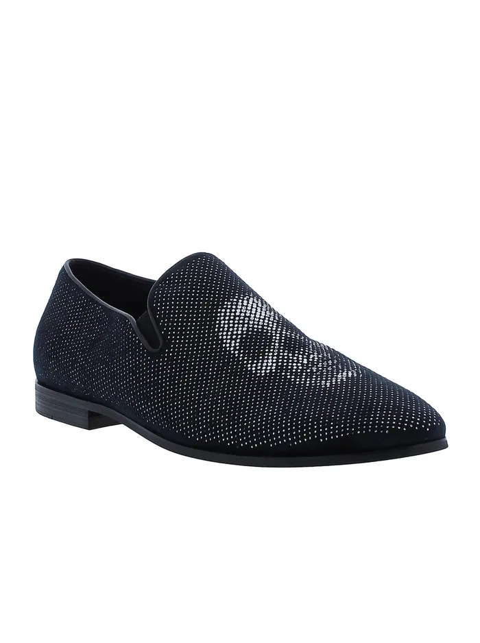 Robert Graham Shoes Men ROXBERRY SMOKING SLIPPER Black