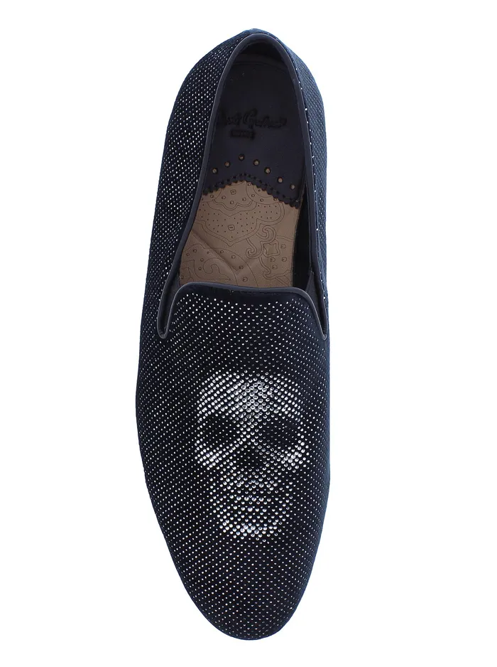 Robert Graham Shoes Men ROXBERRY SMOKING SLIPPER Black