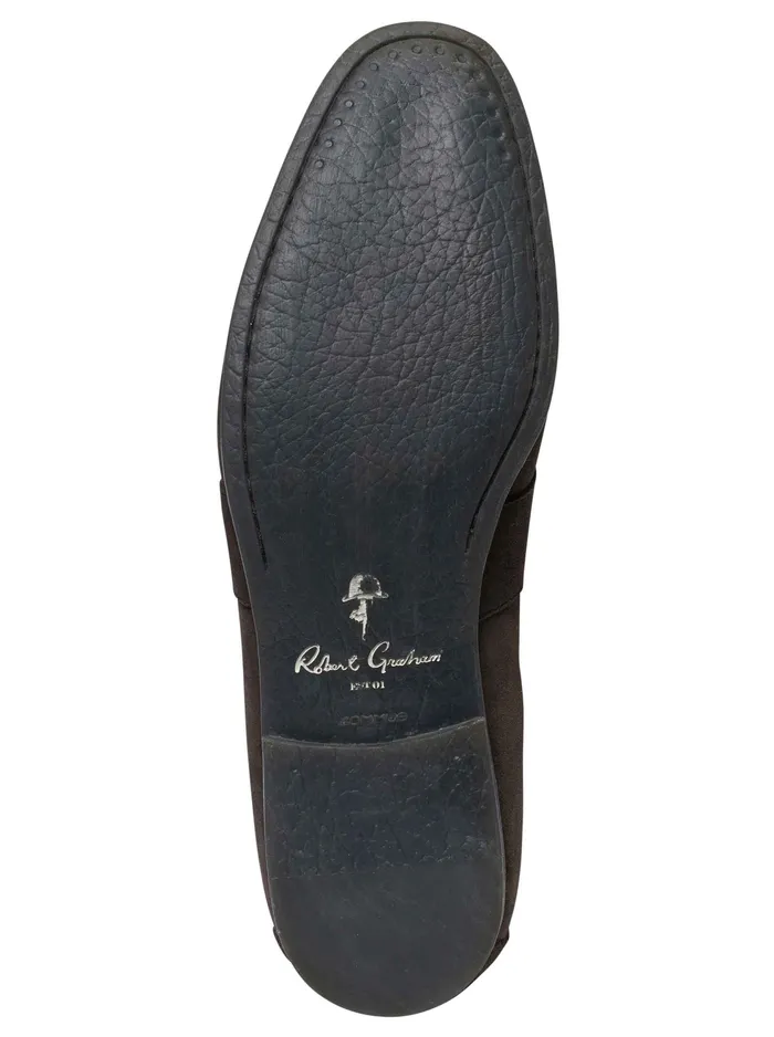Robert Graham Shoes Men SETH LOAFER Charcoal