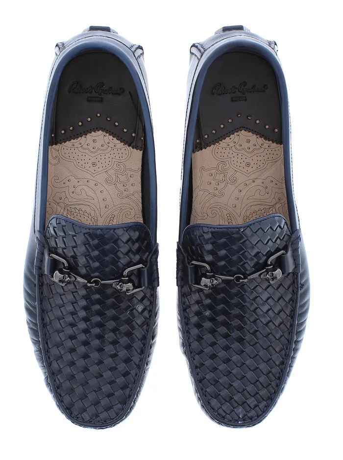 Robert Graham Shoes Men SPOCK LOAFER Navy