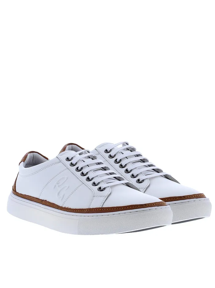 Robert Graham Shoes Men SUNSET SNEAKER White