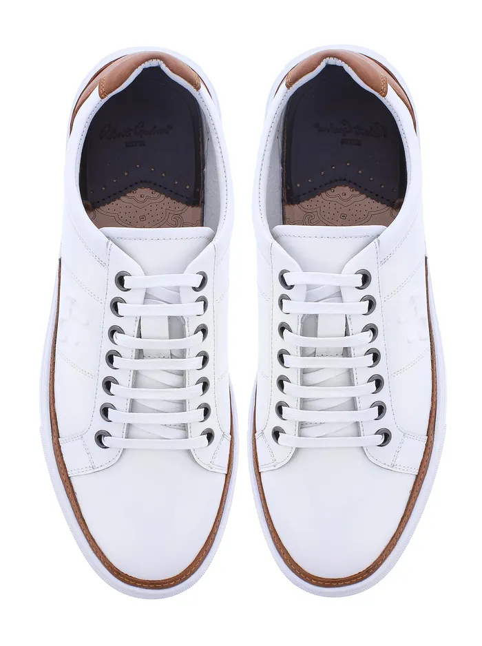 Robert Graham Shoes Men SUNSET SNEAKER White