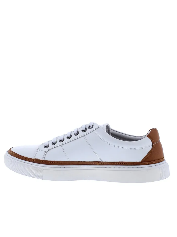 Robert Graham Shoes Men SUNSET SNEAKER White