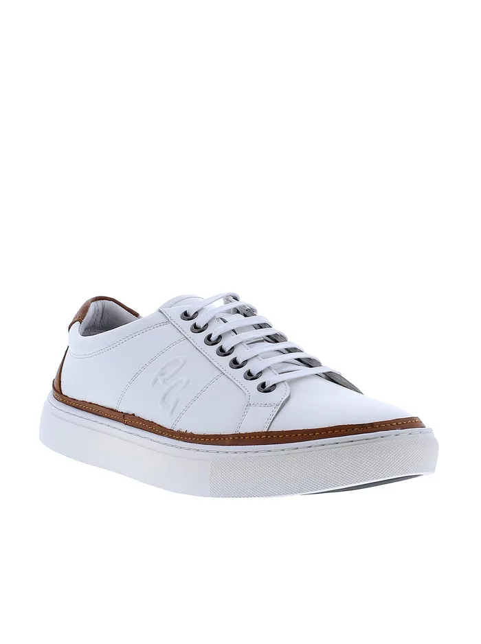 Robert Graham Shoes Men SUNSET SNEAKER White