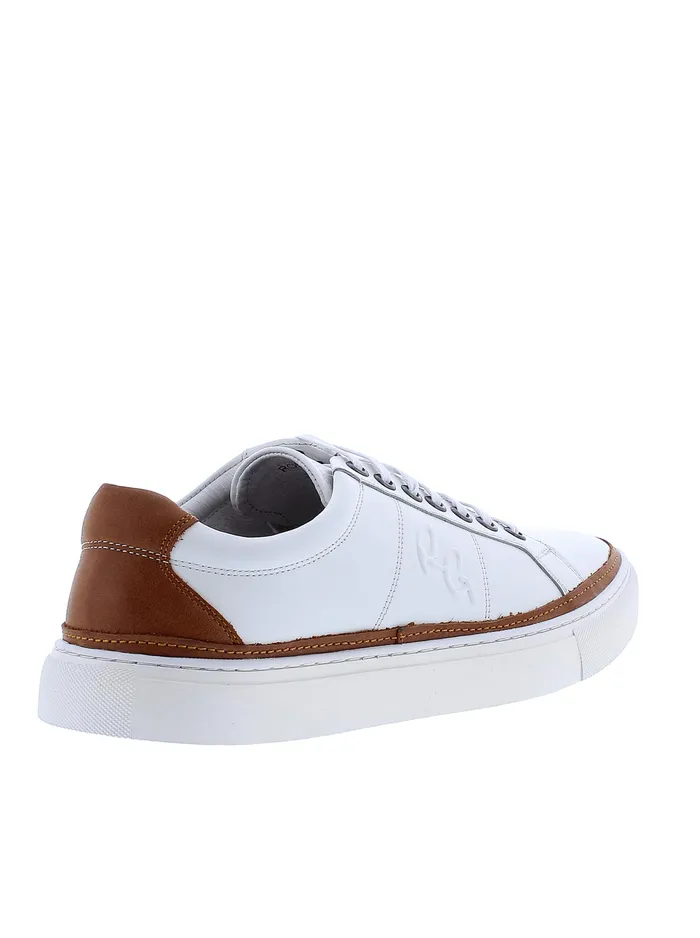 Robert Graham Shoes Men SUNSET SNEAKER White