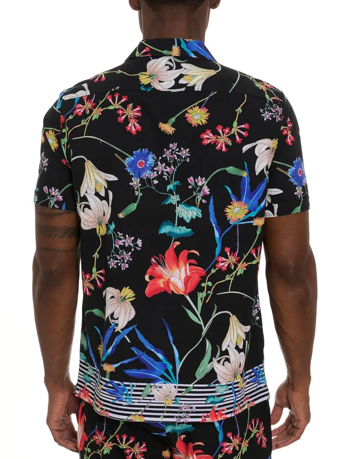 Robert Graham Short Sleeve Button Down Shirts Men BOTANIC HEAVEN PERFORMANCE SHORT SLEEVE BUTTON DOWN SHIRT Multi