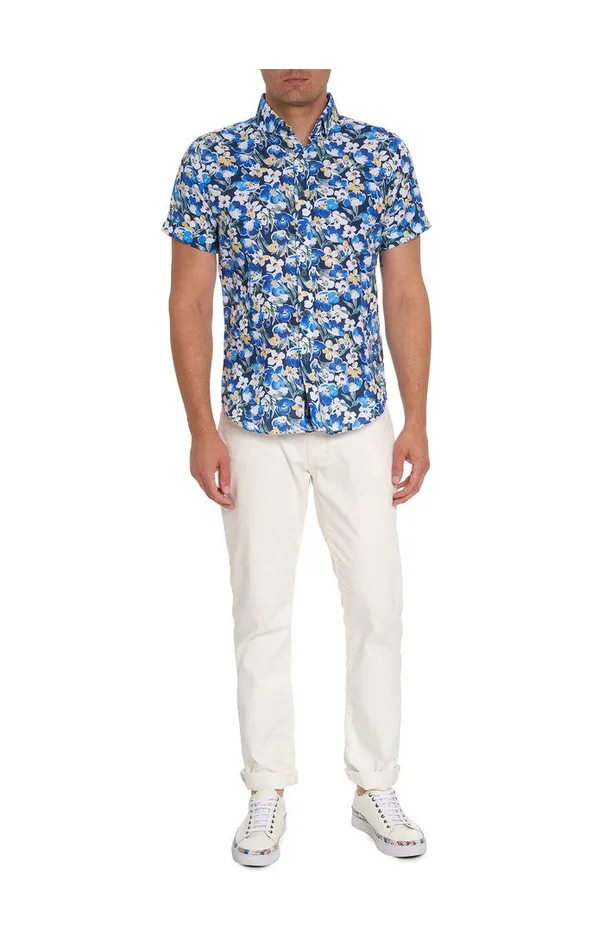 Robert Graham Short Sleeve Button Down Shirts Men BRIDGE WATER SHORT SLEEVE BUTTON DOWN SHIRT Multi