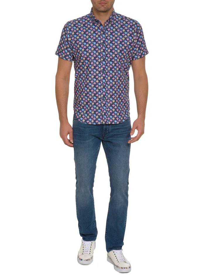Robert Graham Short Sleeve Button Down Shirts Men CLYFORD SHORT SLEEVE BUTTON DOWN SHIRT Multi