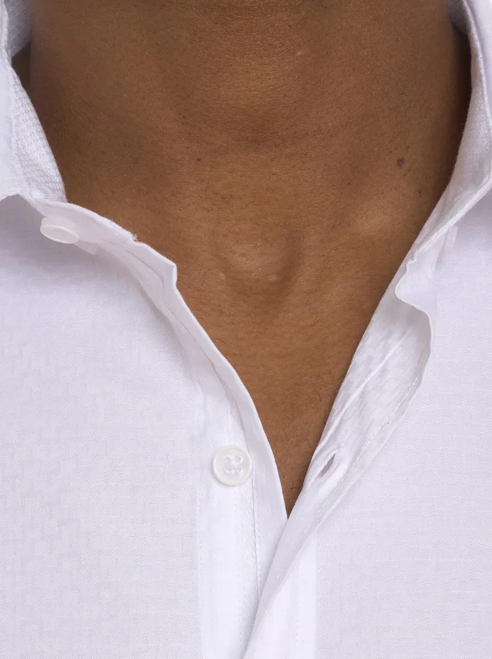Robert Graham Short Sleeve Button Down Shirts Men DIAMOND BAR SHORT SLEEVE BUTTON DOWN SHIRT White