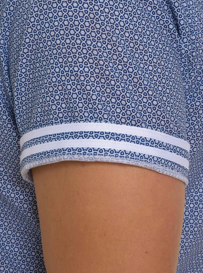 Robert Graham Short Sleeve Button Down Shirts Men FARINA SHORT SLEEVE BUTTON DOWN Blue