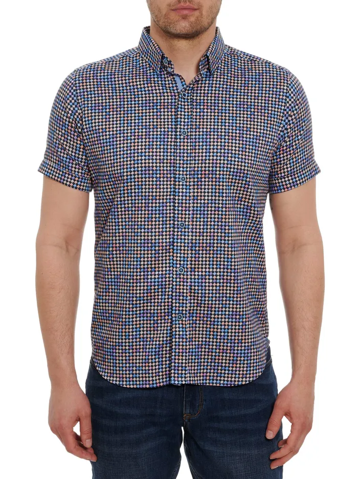Robert Graham Short Sleeve Button Down Shirts Men FINNEGAN SHORT SLEEVE BUTTON DOWN SHIRT Multi Robert Graham Short Sleeve Button Down Shirts Men FINNEGAN SHORT SLEEVE BUTTON DOWN SHIRT Multi