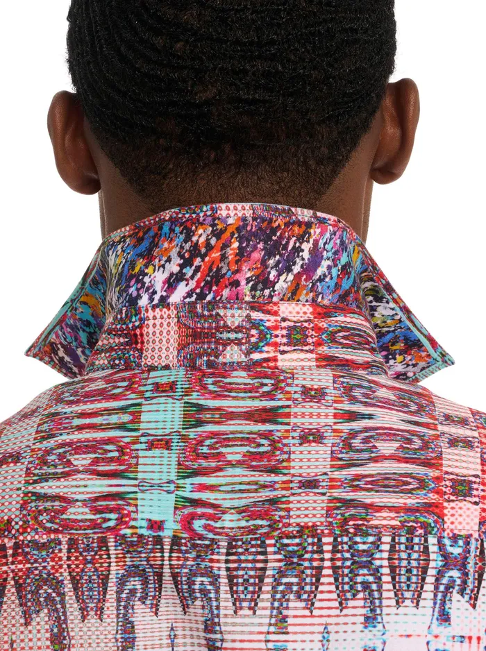 Robert Graham Short Sleeve Button Down Shirts Men HIGH TIMES SHORT SLEEVE BUTTON DOWN SHIRT Multi