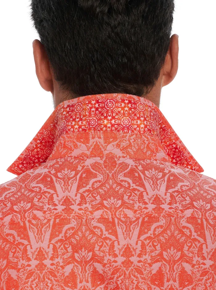 Robert Graham Short Sleeve Button Down Shirts Men HIGHLAND SHORT SLEEVE BUTTON DOWN SHIRT Classic