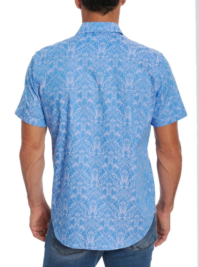 Robert Graham Short Sleeve Button Down Shirts Men HIGHLAND SHORT SLEEVE BUTTON DOWN SHIRT Classic